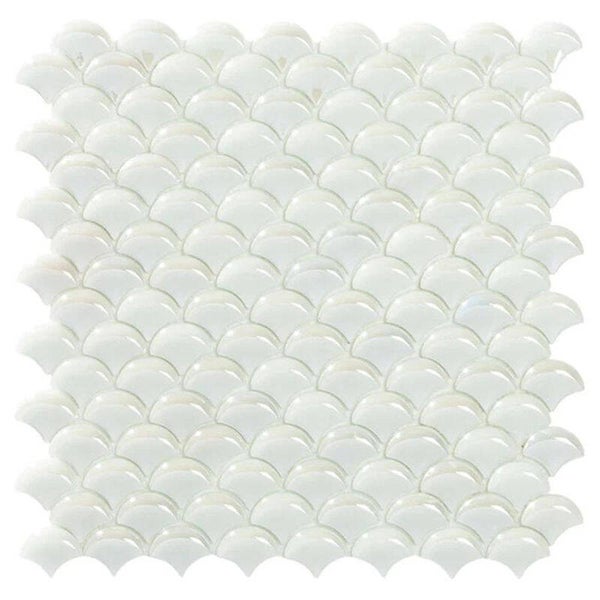 Grandeur Glass Haw. White 3.6x2.9 cm