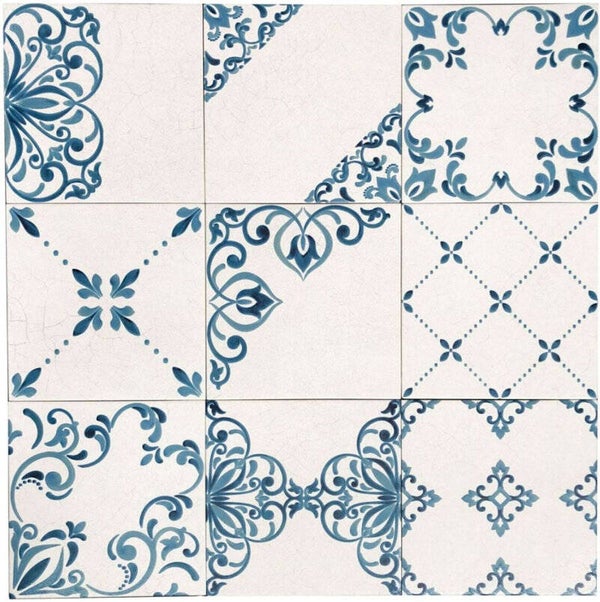 Baerwolf Patchwork KE 17040 Delfts blauw