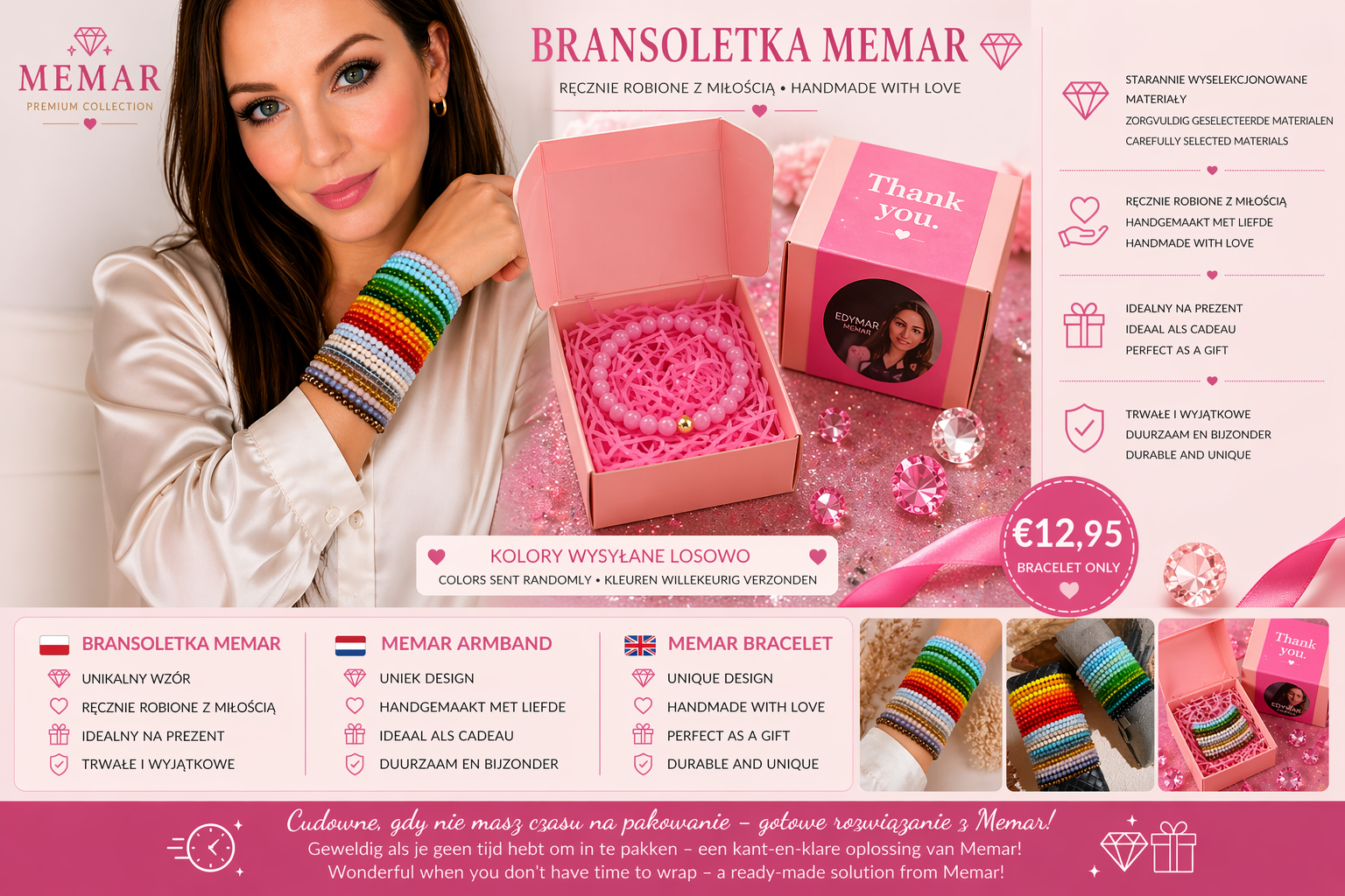 MEMAR COLOR BRACELET BOX 💎🩷