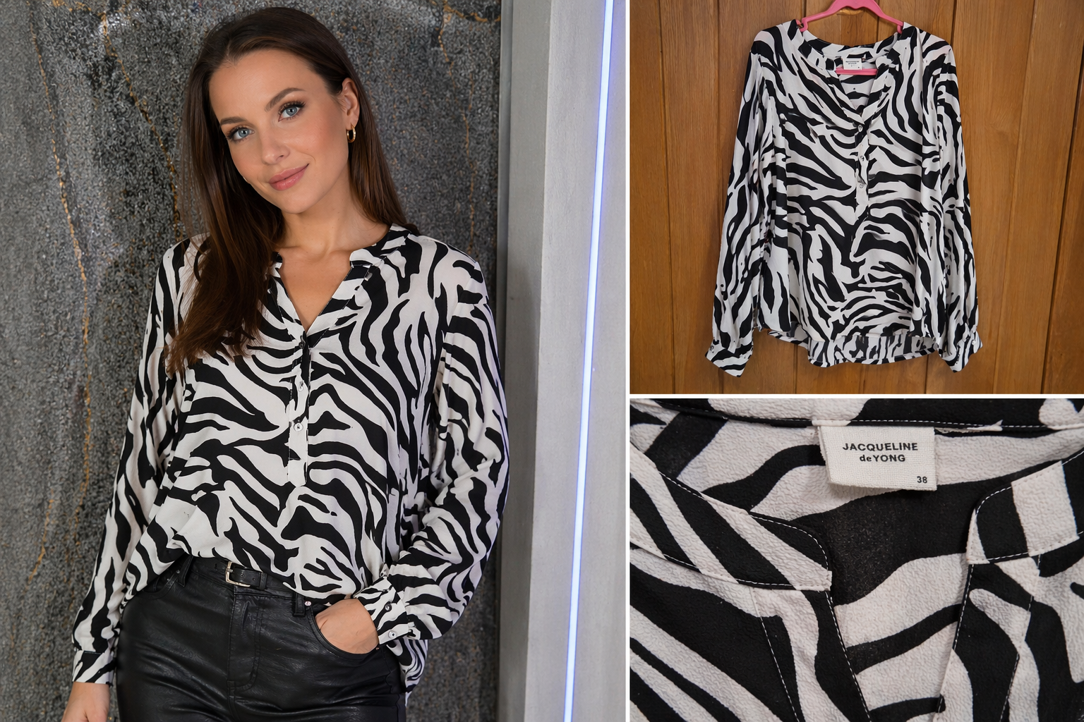 Blouse Zebra Chic XL