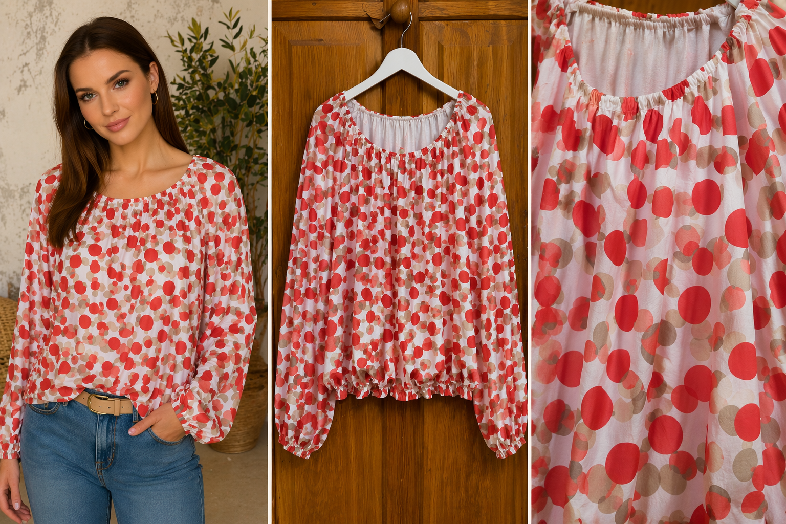 Blouse Cherry Bloom XL