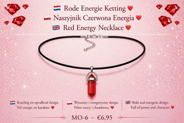Rode Energie Ketting ❤️