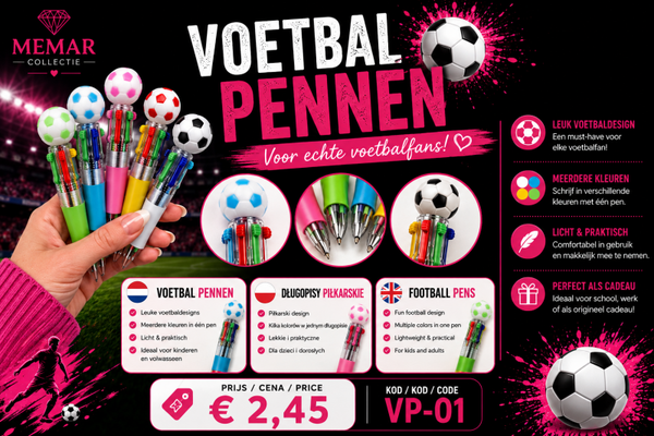 ⚽ Voetbal Pennen