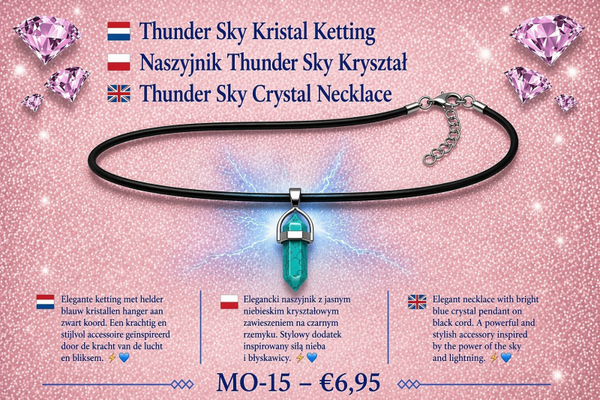 Thunder Sky Kristal Ketting