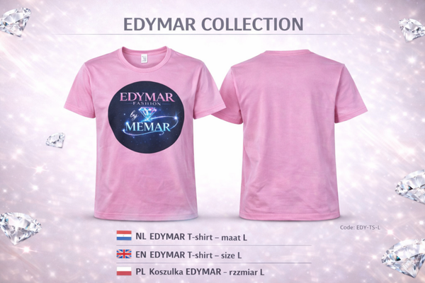 💎EDYMAR T-shirt – roze maat L