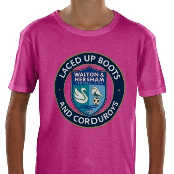 Kids Fruit of the Loom T-Shirt - Fuchsia