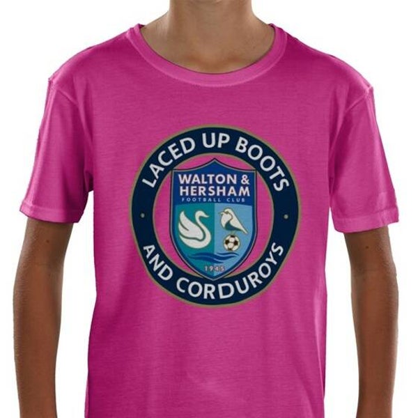 Kids Fruit of the Loom T-Shirt - Fuchsia