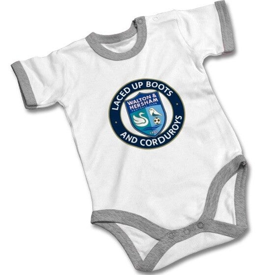 Baby Grow - White / Grey