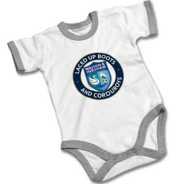 Baby Grow - White / Grey