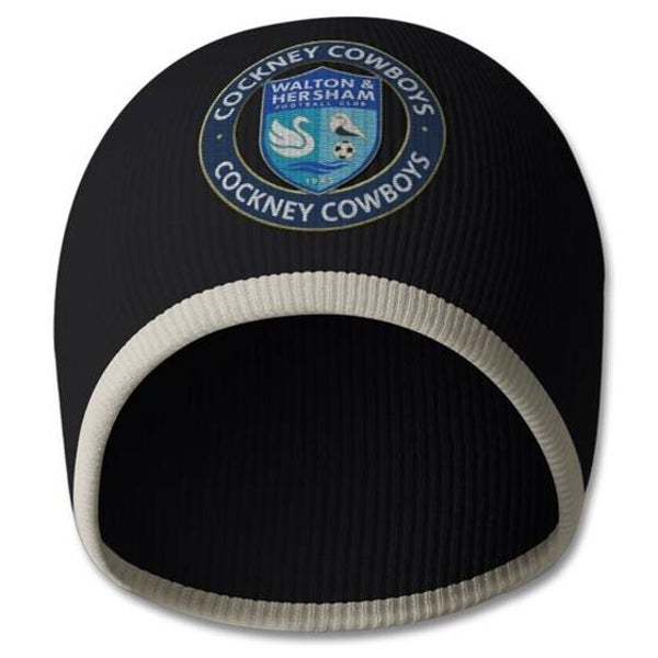 Beanie (non fold) - Cockney Cowboys - Black and Stone