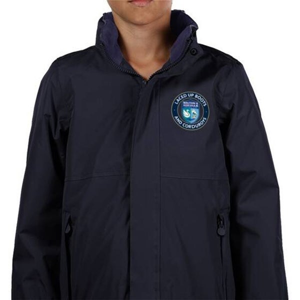 Kids Waterproof Regatta Jacket - Navy Blue