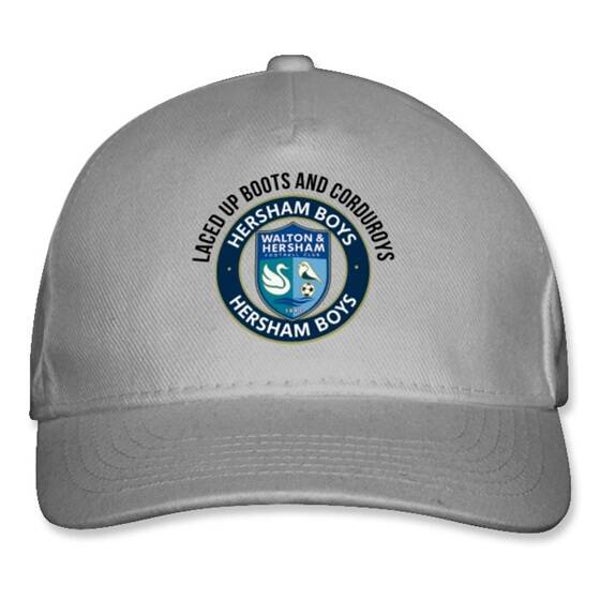 Baseball Cap - Hersham Boys - Grey