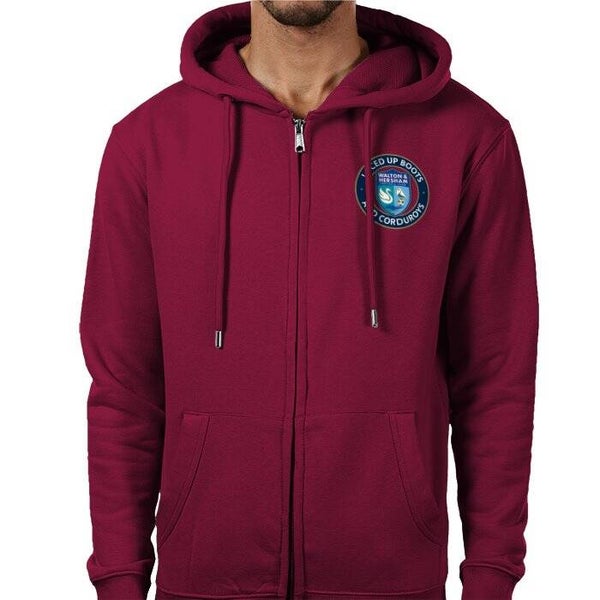 Anthem Zip Hoodie - Burgandy