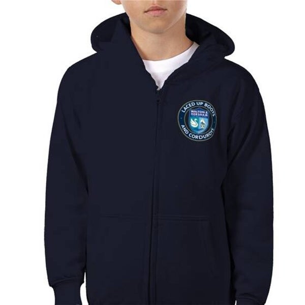Kids Zip Hoodie - Navy Blue