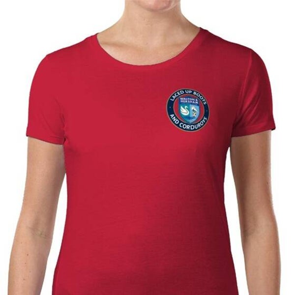 Round Neck Tee - Red