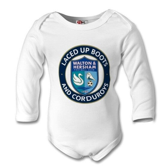 Long Sleeved Baby Grow - White