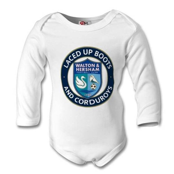 Long Sleeved Baby Grow - White