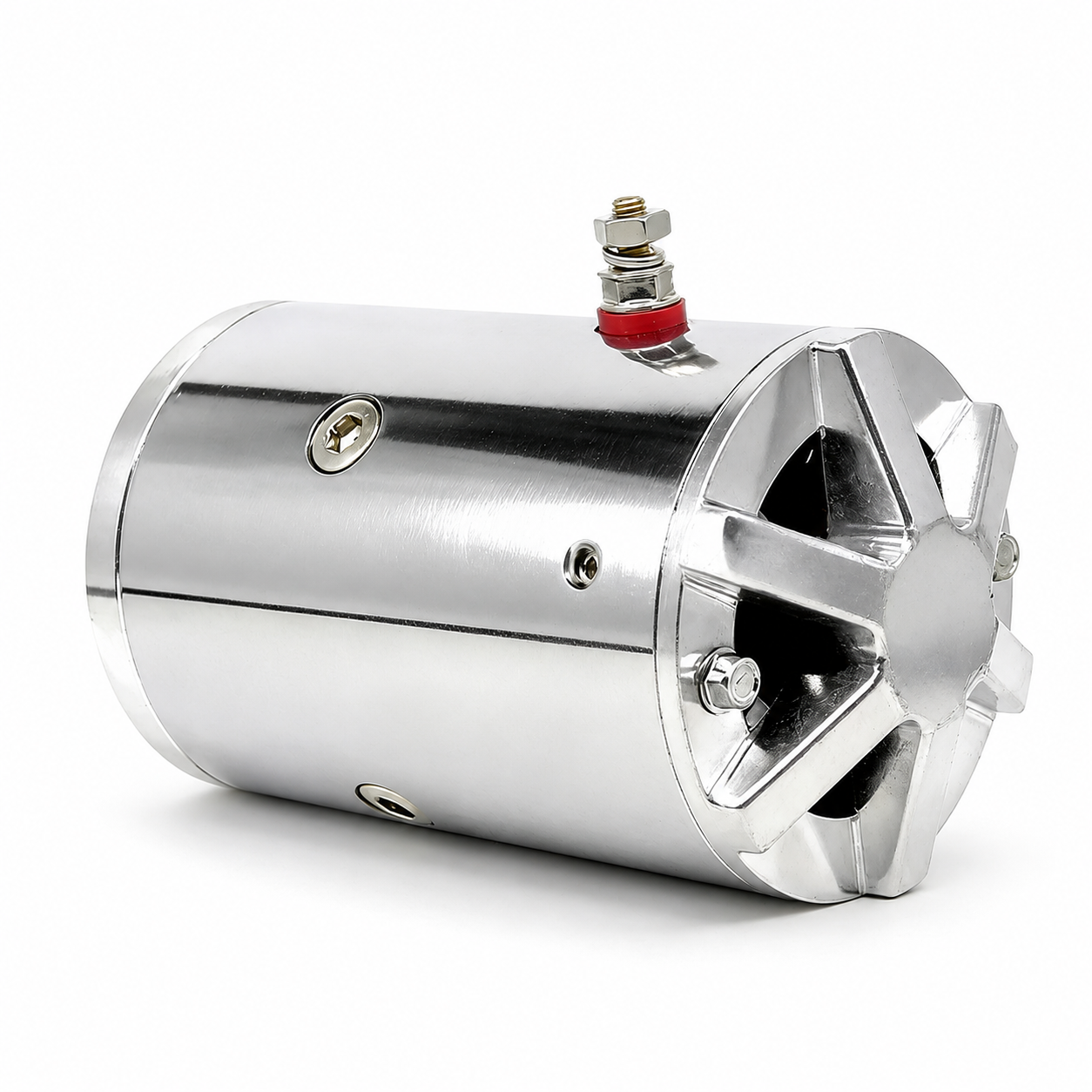 12 Volt HD motor chroom