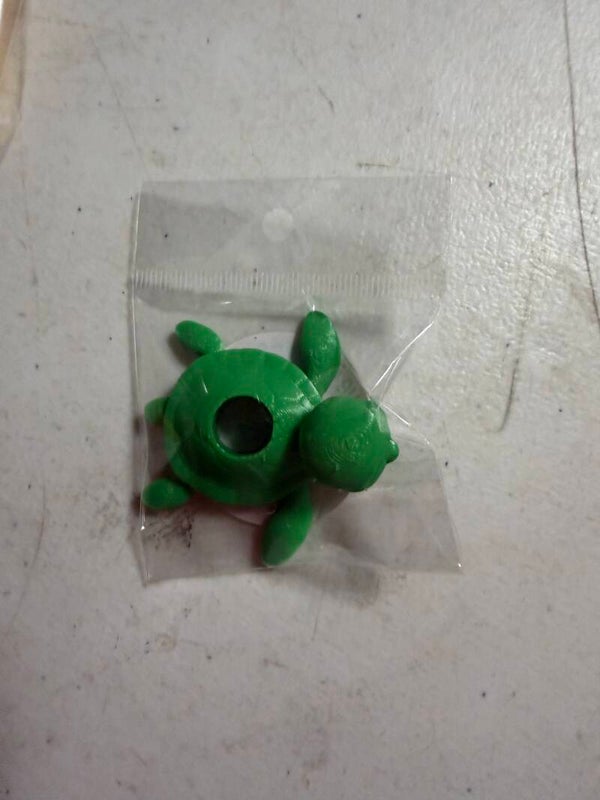 Turtle straw topper