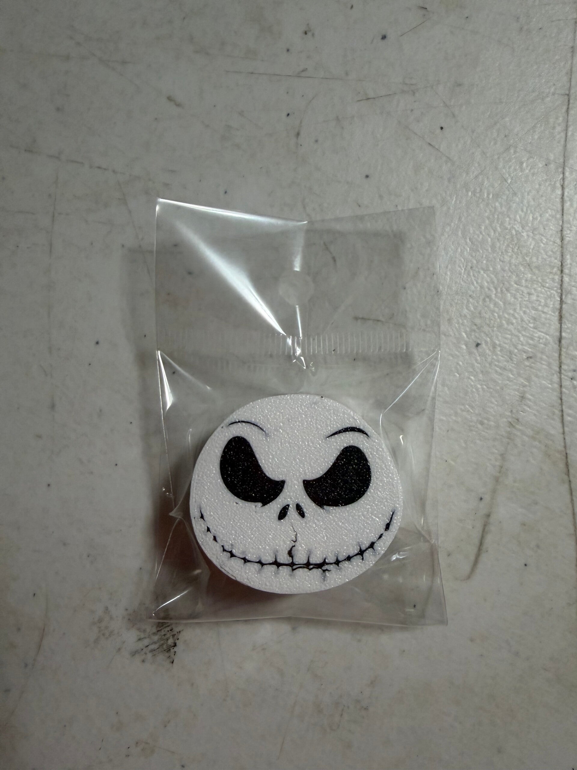 Jack skeleton straw topper