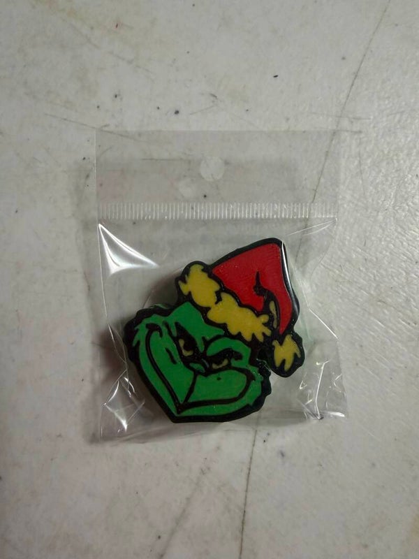 Grinch straw topper