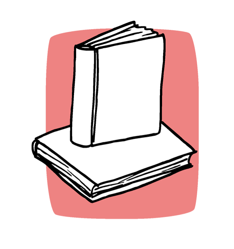 Icoon boeken Vivian Illustratie