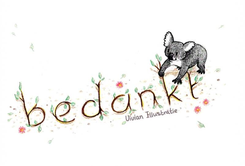 kaart huisstijl coach vivian illustratie 