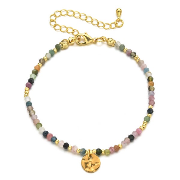 Bracelet Perlé Multicolore & Doré – Douceur et Élégance