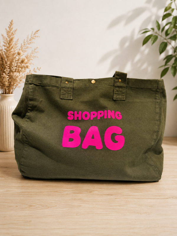 Sac cabas personnalisable "SHOPPING BAG"