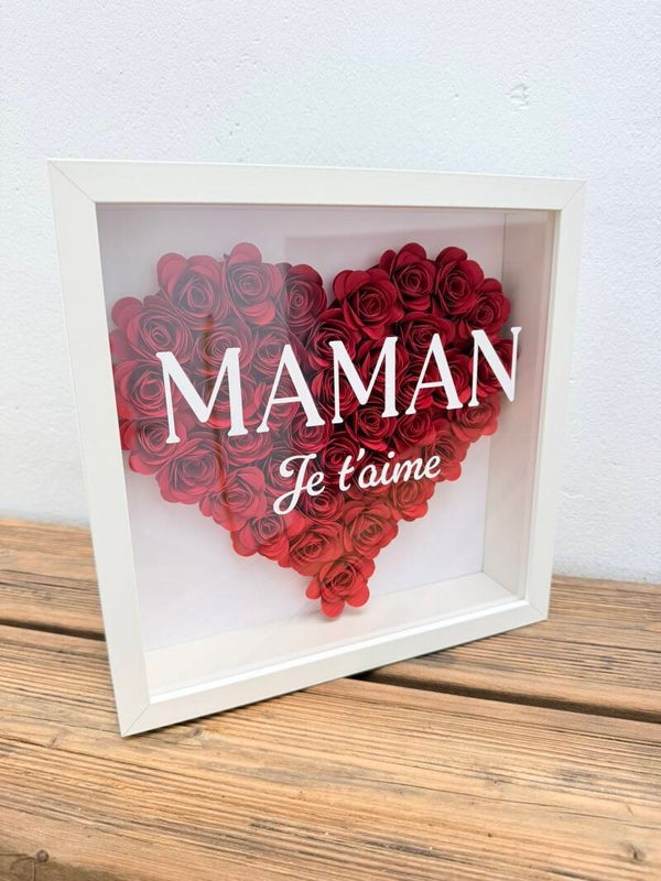 Cadre décoratif 25x25 cm spécial Maman
