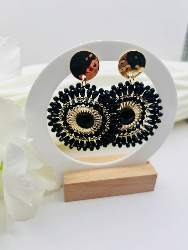 Boucles d’oreilles bohème à perles