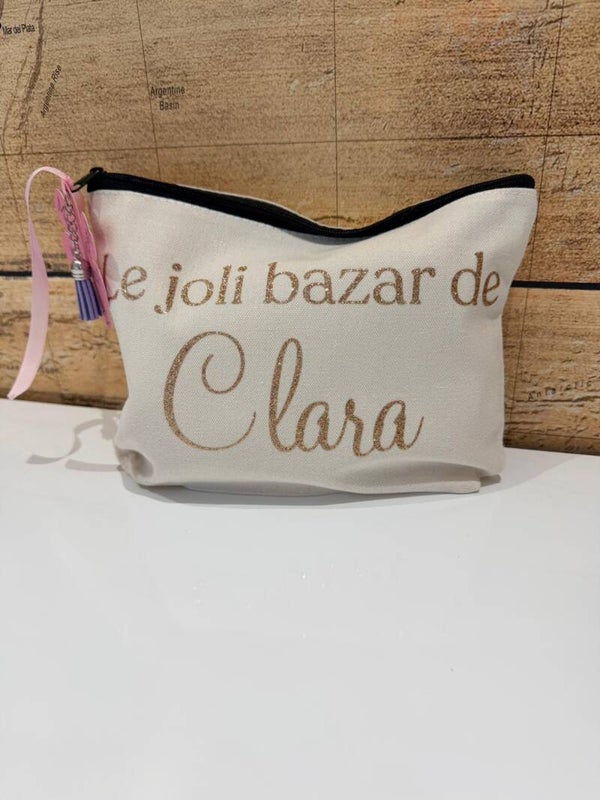 Pochette personnalisée "Le petit bazar de Clara"