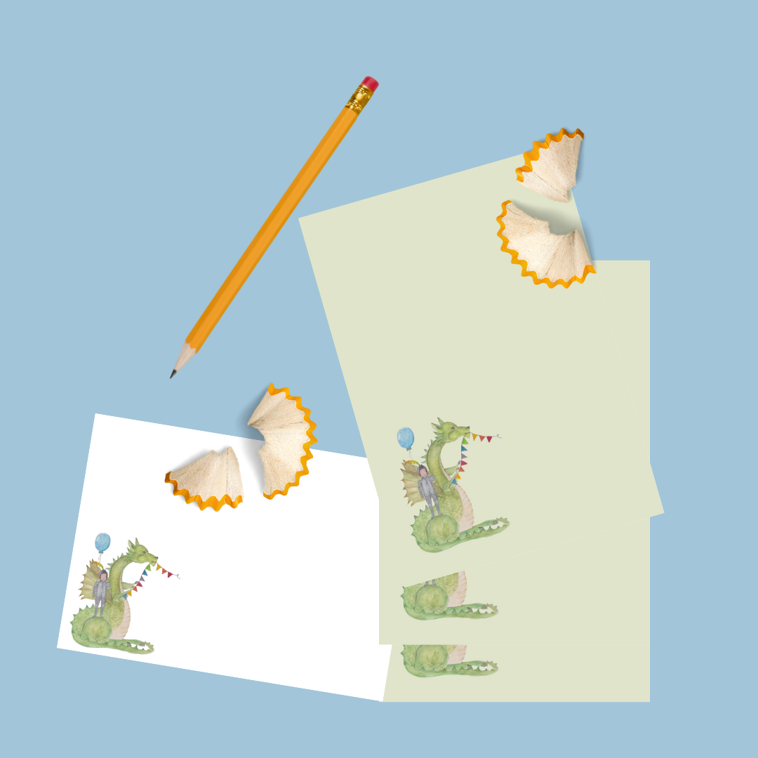 Briefpapier Ridder en Draak
