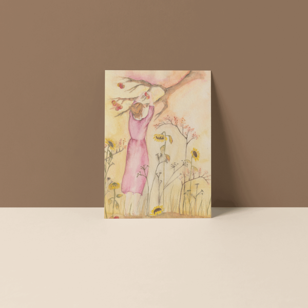 Wenskaart Oogst - Set van 5 -