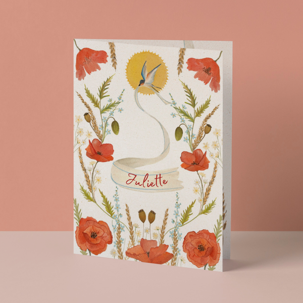 Geboortekaartje Juliette/Joris