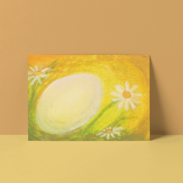 Wenskaart Gouden Ei - Set van 5