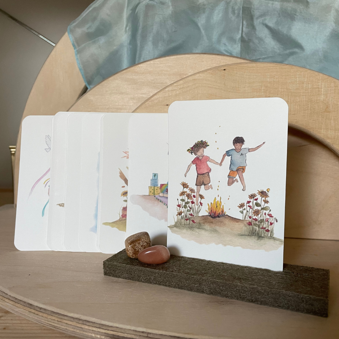 Kaartenstandaard gerecyclede petflessen - Forest-