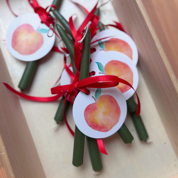 Kaarsje met bedankkaartje