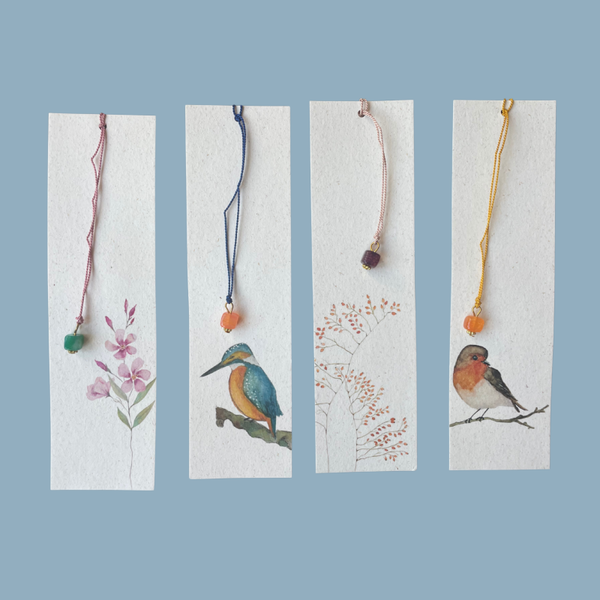 Boekenlegger met edelsteen