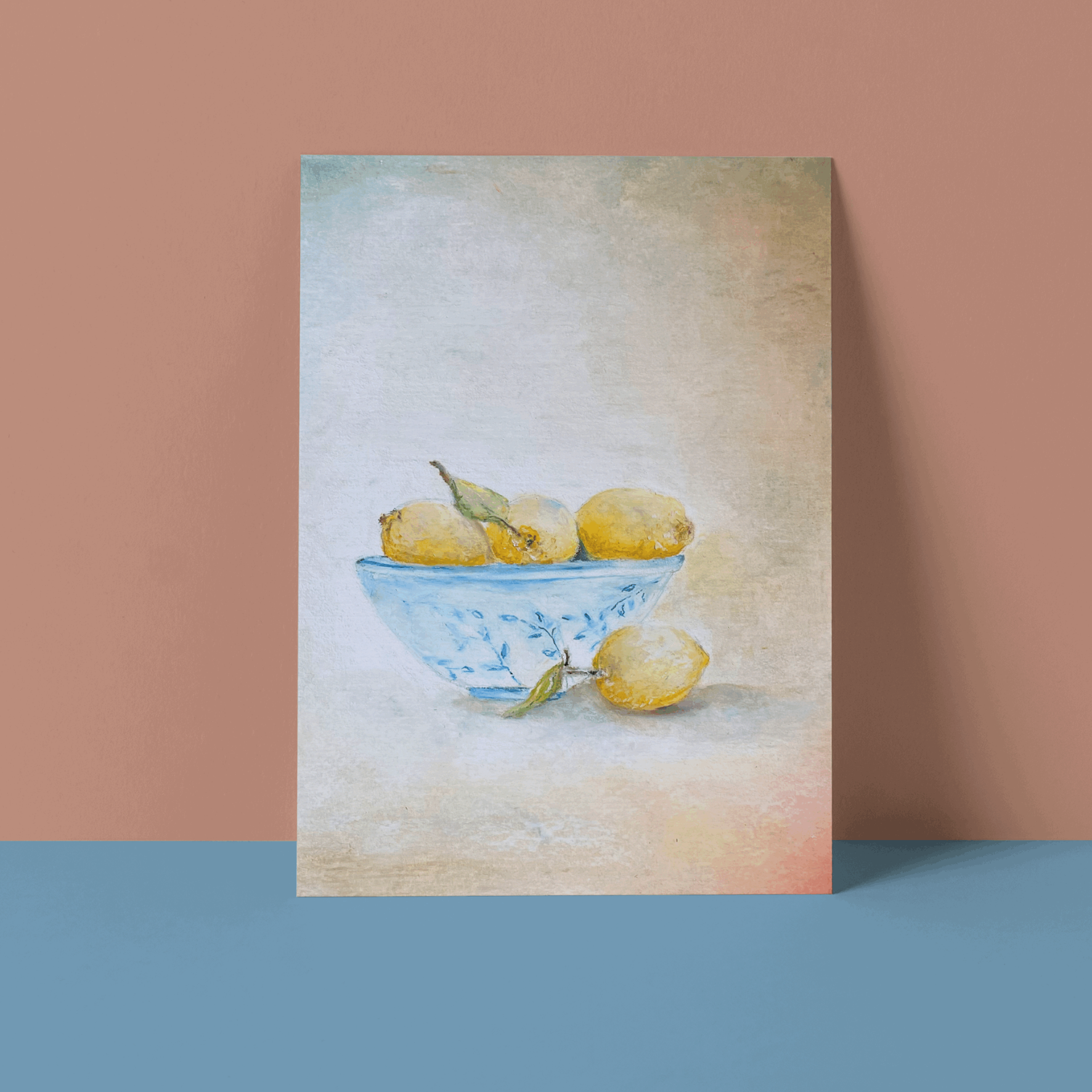 Wenskaart stilleven citroenen