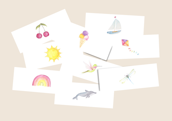 Set van Minikaartjes - 44 stuks-