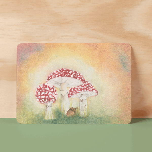 A4 plaat Paddenstoelen