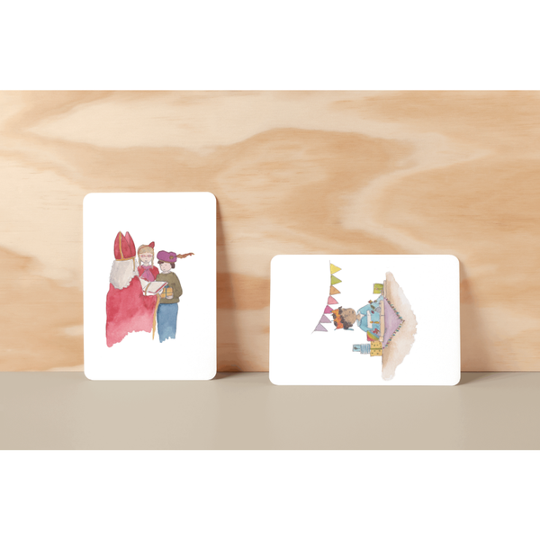 Dagritmekaarten Set Jaarfeesten Maat A6 (105x148mm) - Nieuwe versie - Wholeslale