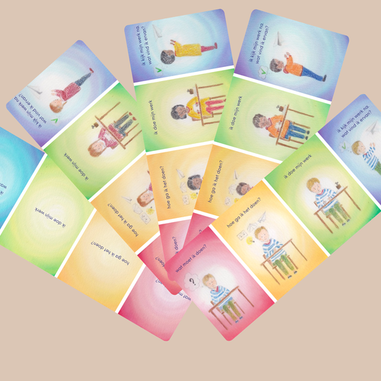 Zelfinstructiekaart SET van 5