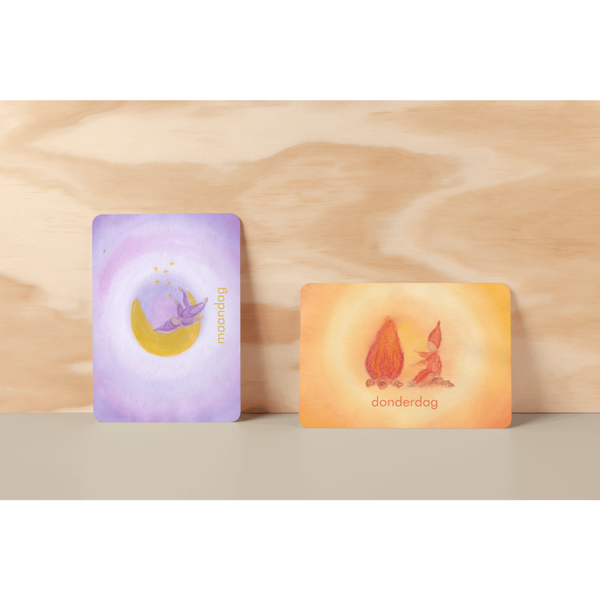 Dagritmekaarten Set Dagen van de Week A6 (148x105mm) - Originele versie - Wholesale