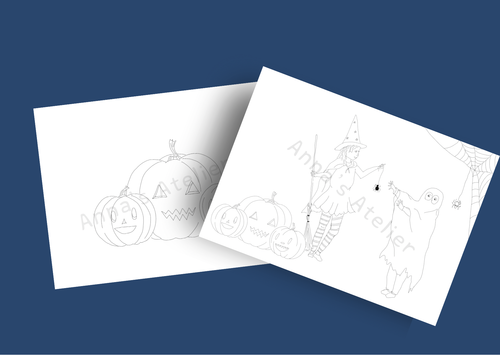 Kleurplaten Halloween