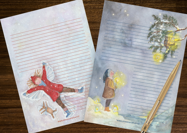 Notitieblok winterthema
