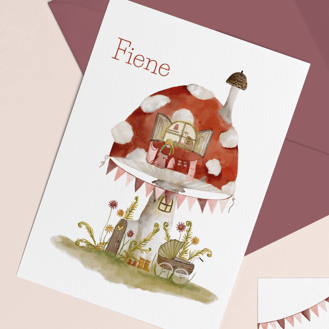 Geboortekaartje Lars/Fiene