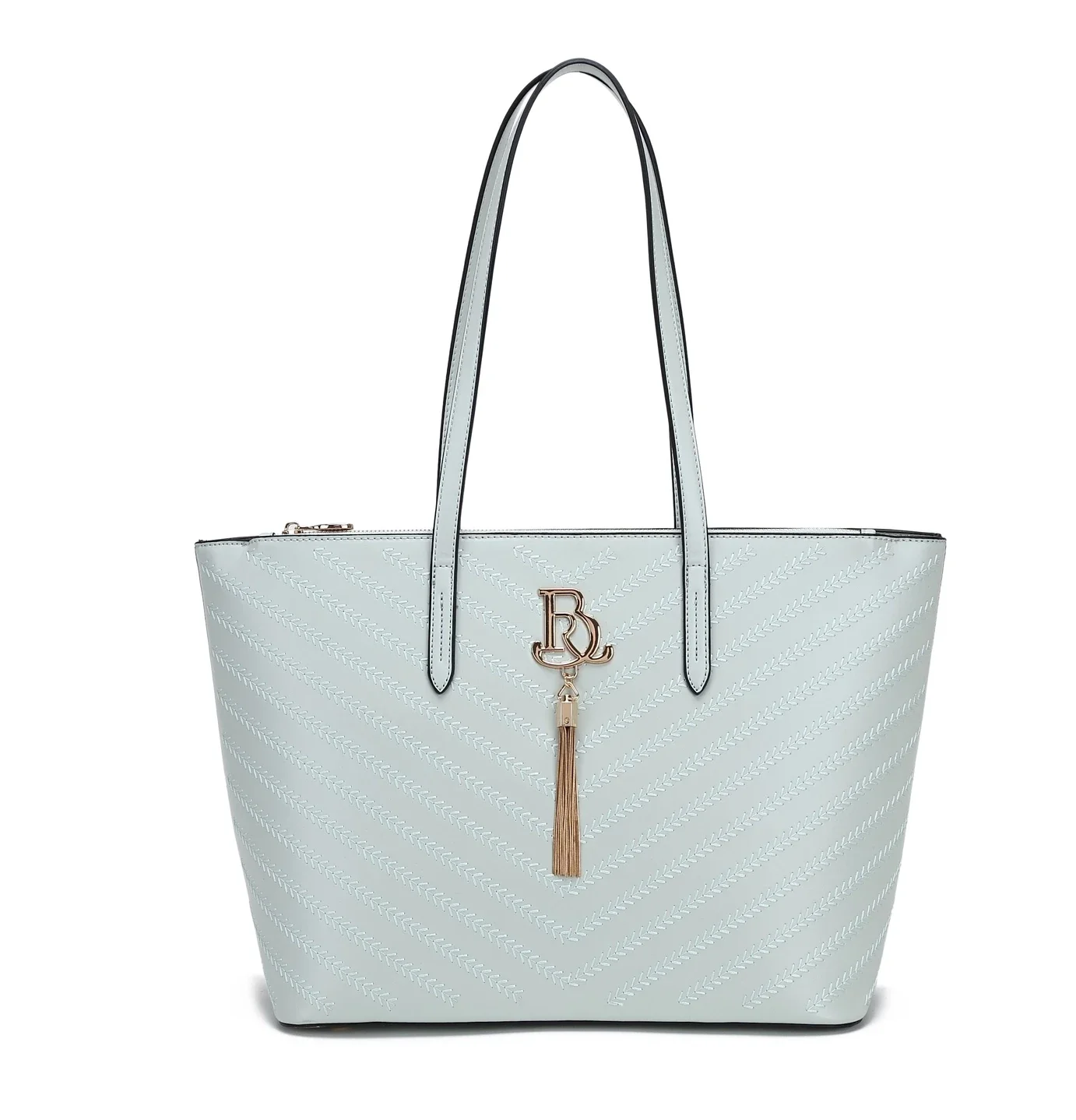 Brangio Italy Classic Chevron Tote Bag