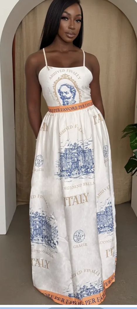Italian Escape Maxi Dress